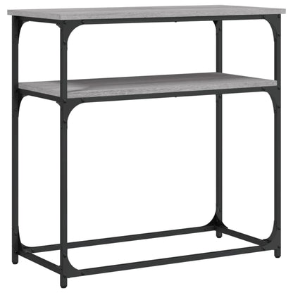 vidaXL Console Table Grey Sonoma 75x35.5x75 cm Engineered Wood