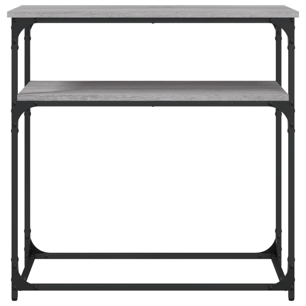 vidaXL Console Table Grey Sonoma 75x35.5x75 cm Engineered Wood