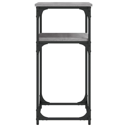 vidaXL Console Table Grey Sonoma 75x35.5x75 cm Engineered Wood