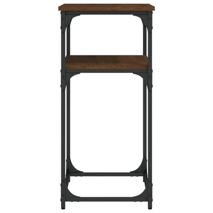 vidaXL Console Table Brown Oak 75x35.5x75 cm Engineered Wood