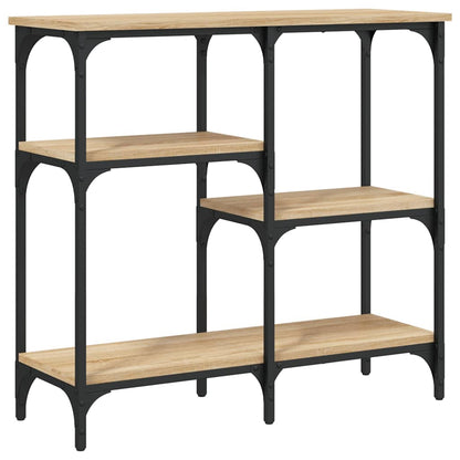 vidaXL Console Table Sonoma Oak 80x29x75 cm Engineered Wood