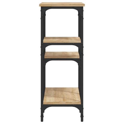 vidaXL Console Table Sonoma Oak 80x29x75 cm Engineered Wood