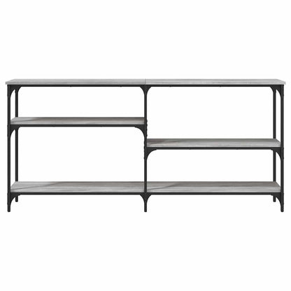vidaXL Console Table Grey Sonoma 160x29x75 cm Engineered Wood