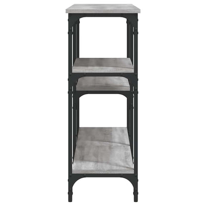 vidaXL Console Table Grey Sonoma 160x29x75 cm Engineered Wood