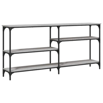 vidaXL Console Table Grey Sonoma 160x29x75 cm Engineered Wood