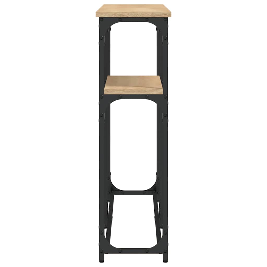 vidaXL Console Table Sonoma Oak 145x22.5x75 cm Engineered Wood