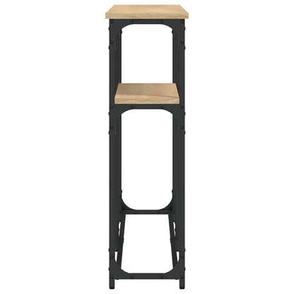 vidaXL Console Table Sonoma Oak 145x22.5x75 cm Engineered Wood