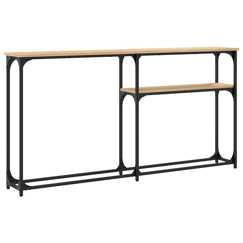vidaXL Console Table Sonoma Oak 145x22,5x75 cm Engineered Wood