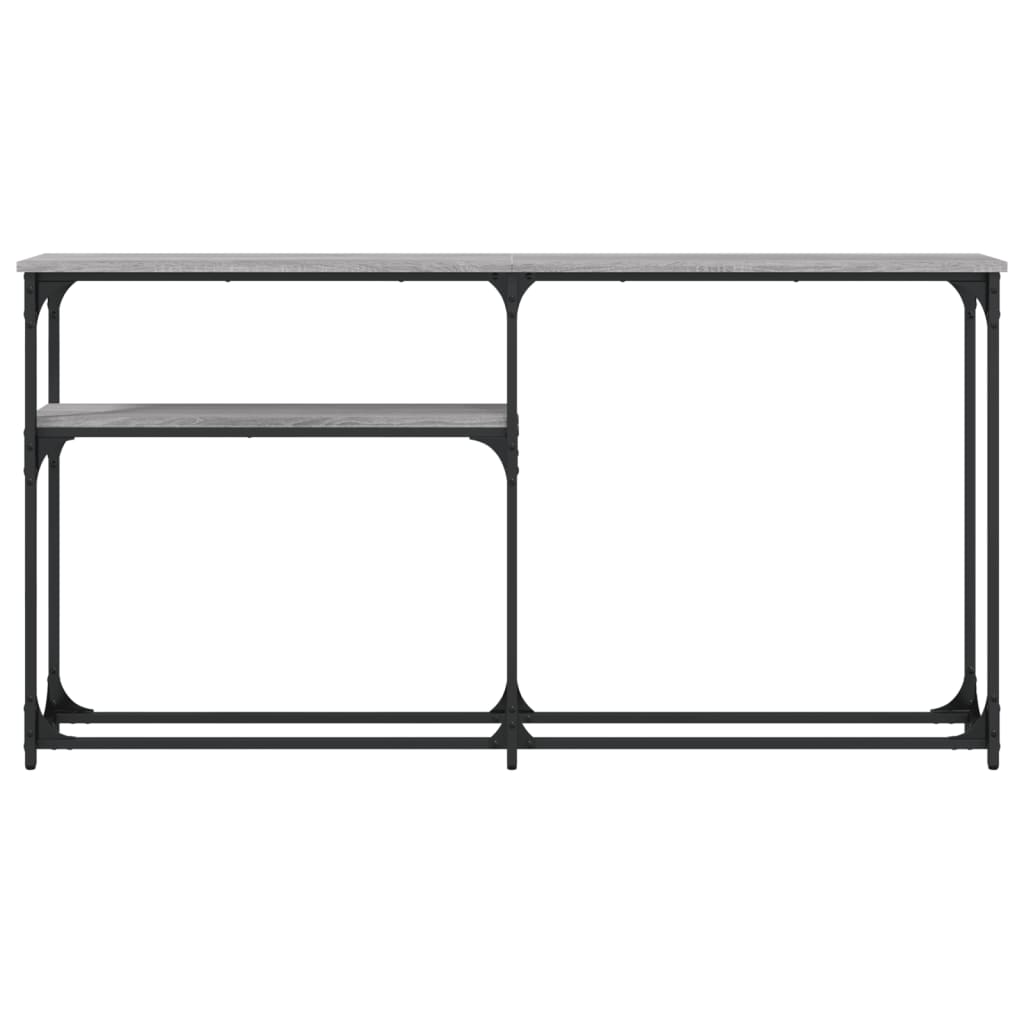 vidaXL Console Table Grey Sonoma 145x22,5x75 cm Engineered Wood