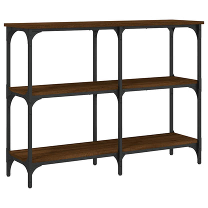 vidaXL Console Table Brown Oak 100x29x75 cm Engineered Wood