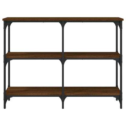 vidaXL Console Table Brown Oak 100x29x75 cm Engineered Wood
