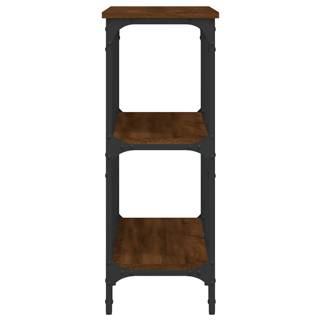 vidaXL Console Table Brown Oak 100x29x75 cm Engineered Wood