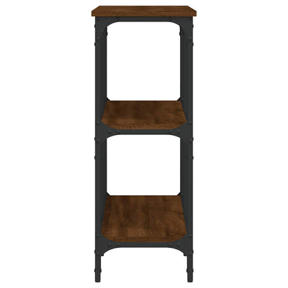 vidaXL Console Table Brown Oak 100x29x75 cm Engineered Wood