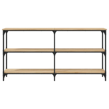 vidaXL Console Table Sonoma Oak 150x29x75 cm Engineered Wood