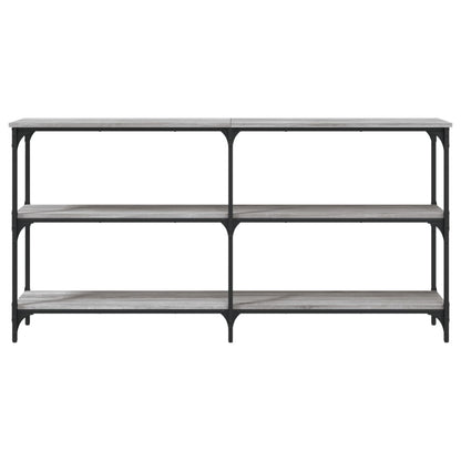 vidaXL Console Table Grey Sonoma 150x29x75 cm Engineered Wood