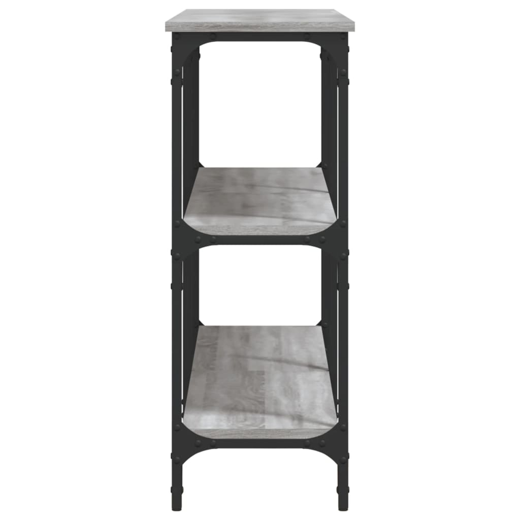 vidaXL Console Table Grey Sonoma 150x29x75 cm Engineered Wood