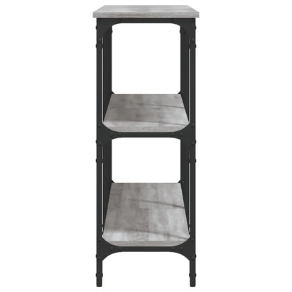 vidaXL Console Table Grey Sonoma 150x29x75 cm Engineered Wood