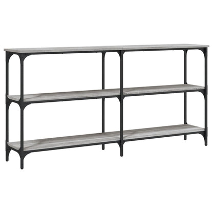 vidaXL Console Table Grey Sonoma 150x29x75 cm Engineered Wood
