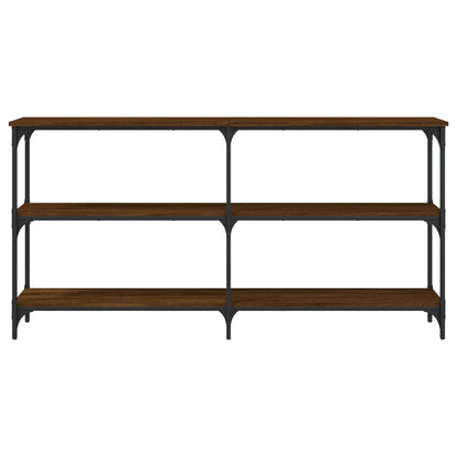vidaXL Console Table Brown Oak 150x29x75 cm Engineered Wood