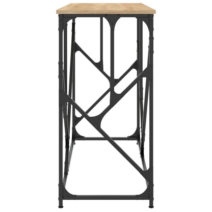 vidaXL Console Table Sonoma Oak 100x40x80 cm Engineered Wood