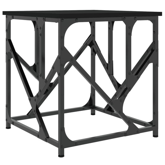vidaXL Coffee Table Black 45x45x47,5 cm Engineered Wood