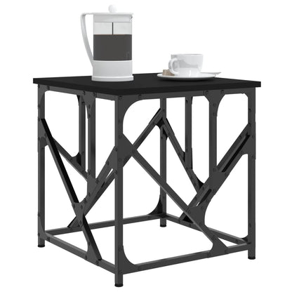vidaXL Coffee Table Black 45x45x47,5 cm Engineered Wood