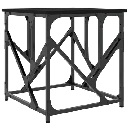 vidaXL Coffee Table Black 45x45x47,5 cm Engineered Wood