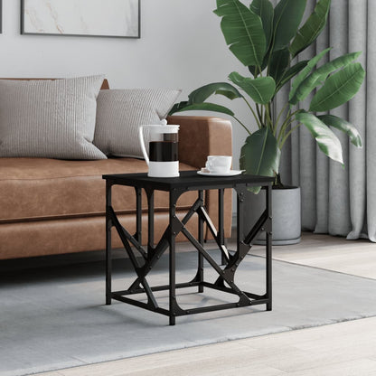 vidaXL Coffee Table Black 45x45x47,5 cm Engineered Wood