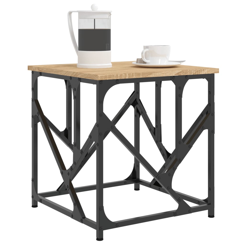 vidaXL Coffee Table Sonoma Oak 45x45x47,5 cm Engineered Wood