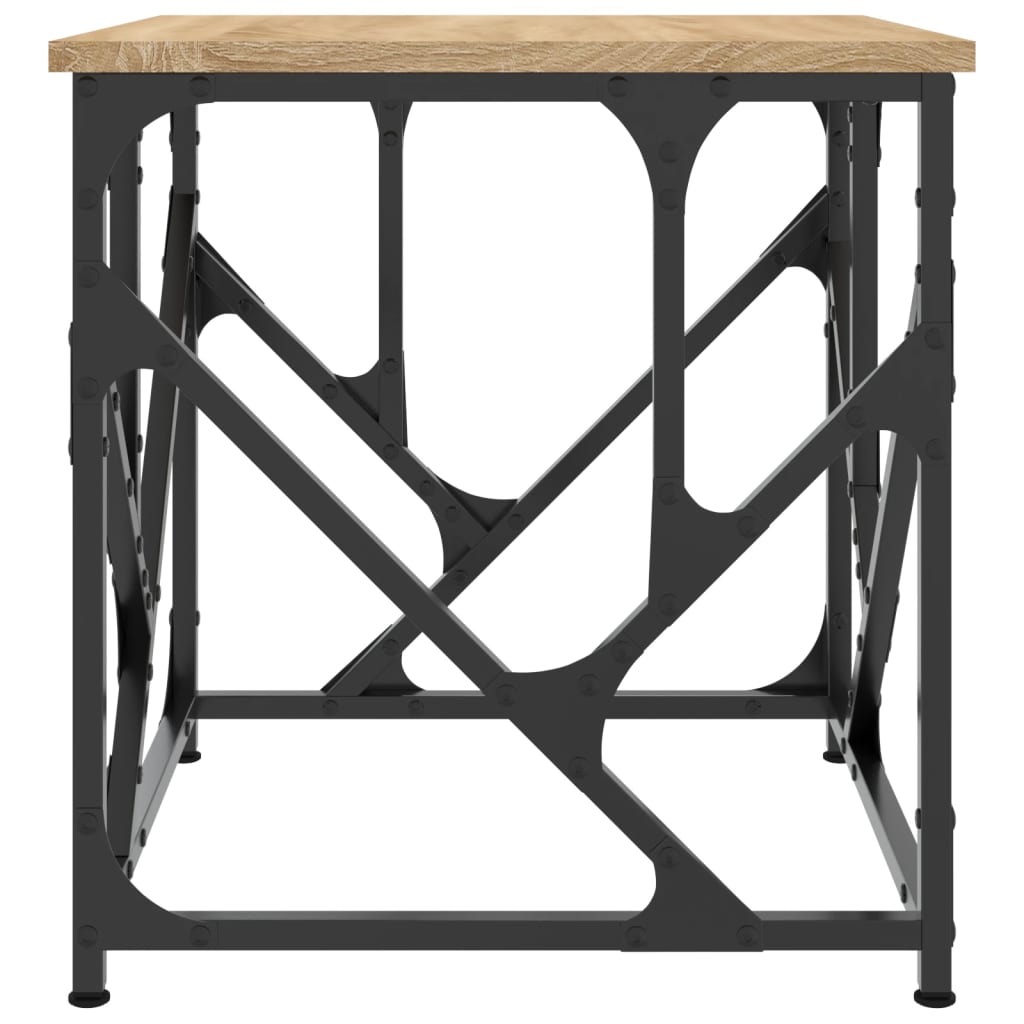 vidaXL Coffee Table Sonoma Oak 45x45x47,5 cm Engineered Wood