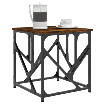 vidaXL Coffee Table Smoked Oak 45x45x47,5 cm Engineered Wood