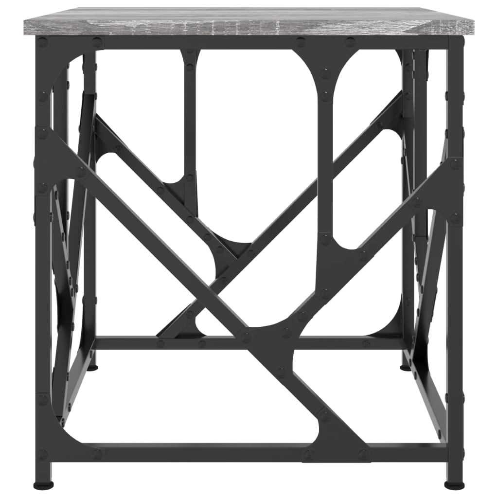vidaXL Coffee Table Grey Sonoma 45x45x47,5 cm Engineered Wood