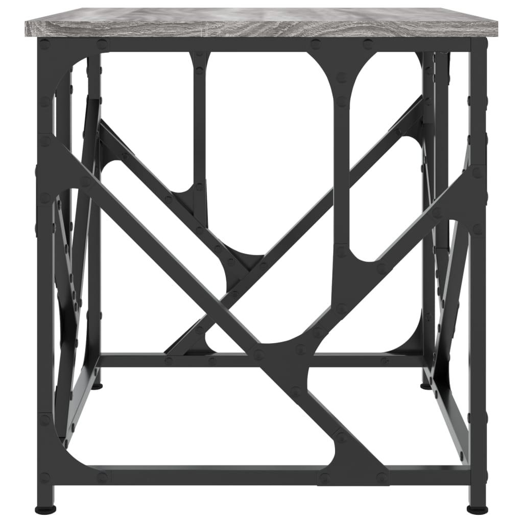 vidaXL Coffee Table Grey Sonoma 45x45x47,5 cm Engineered Wood