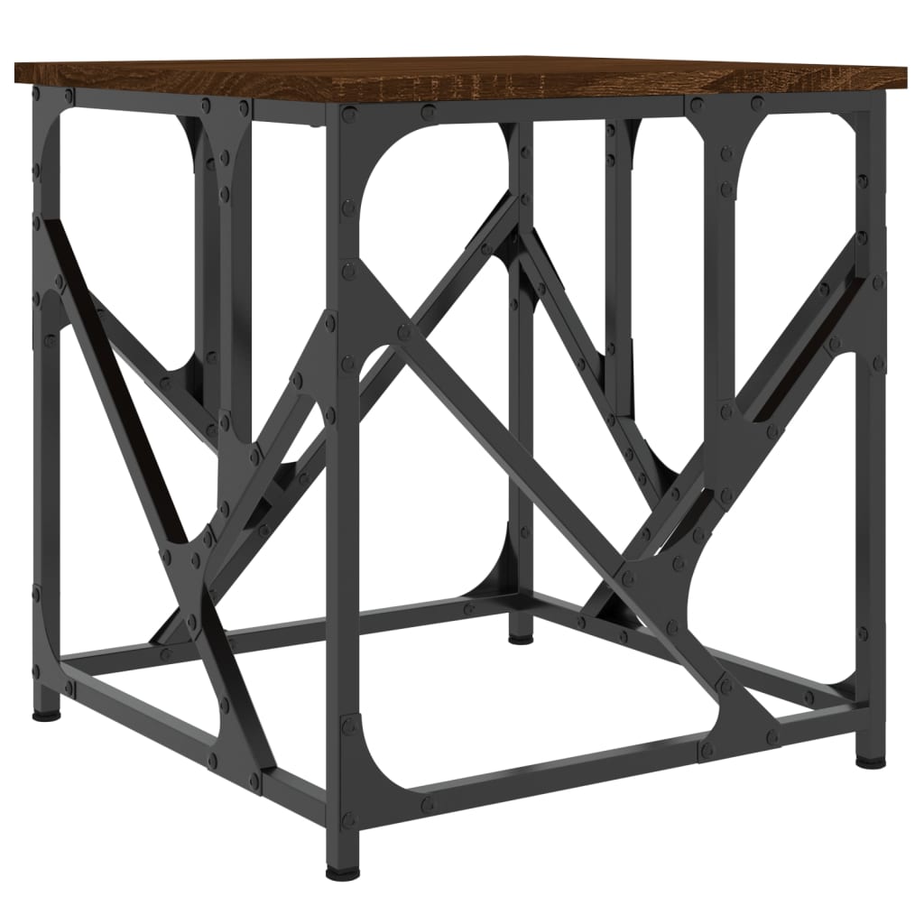 vidaXL Coffee Table Brown Oak 45x45x47.5 cm Engineered Wood