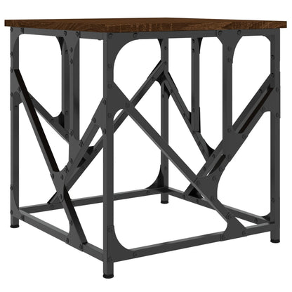 vidaXL Coffee Table Brown Oak 45x45x47.5 cm Engineered Wood