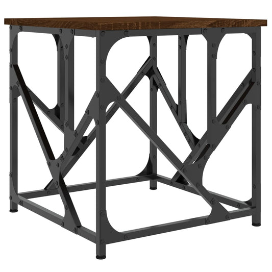 vidaXL Coffee Table Brown Oak 45x45x47.5 cm Engineered Wood
