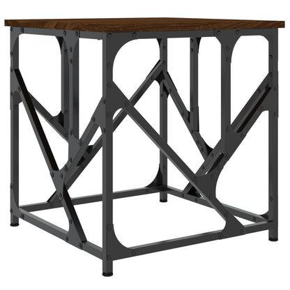 vidaXL Coffee Table Brown Oak 45x45x47.5 cm Engineered Wood