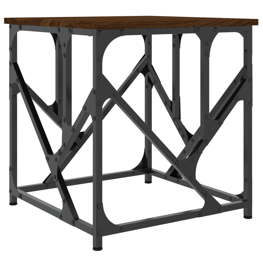 vidaXL Coffee Table Brown Oak 45x45x47,5 cm Engineered Wood