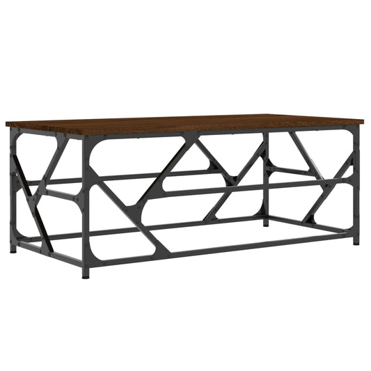 vidaXL Coffee Table Brown Oak 100x50x40 cm Engineered Wood