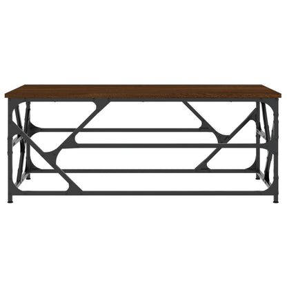 vidaXL Coffee Table Brown Oak 100x50x40 cm Engineered Wood