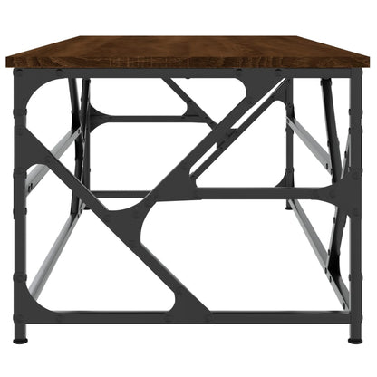 vidaXL Coffee Table Brown Oak 100x50x40 cm Engineered Wood