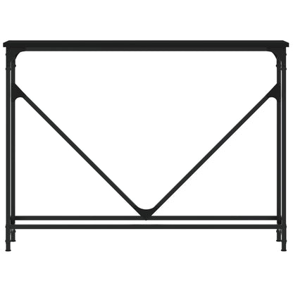 vidaXL Console Table Black 102x22.5x75 cm Engineered Wood