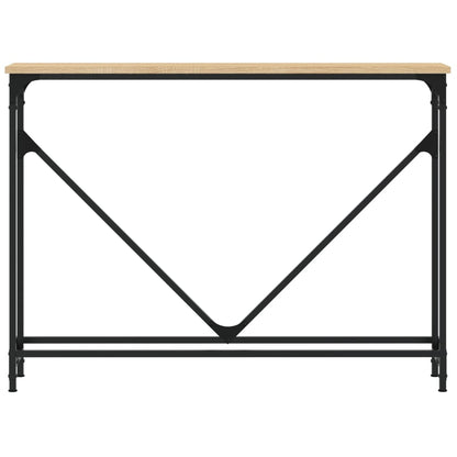 vidaXL Console Table Sonoma Oak 102x22.5x75 cm Engineered Wood