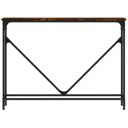 vidaXL Console Table Smoked Oak 102x22.5x75 cm Engineered Wood
