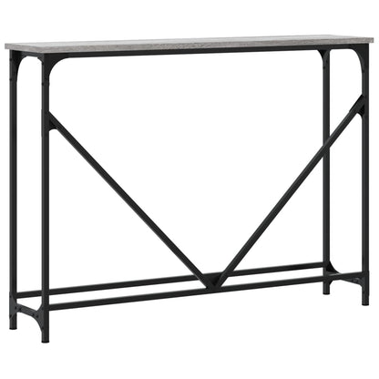 vidaXL Console Table Grey Sonoma 102x22.5x75 cm Engineered Wood