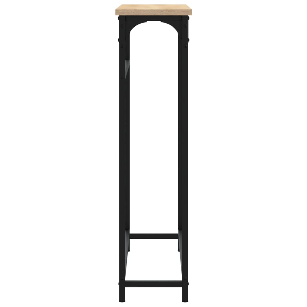 vidaXL Console Table Sonoma Oak 75x19,5x75 cm Engineered Wood