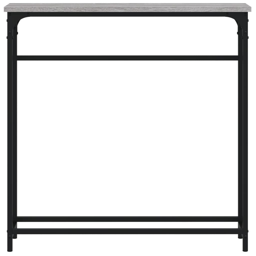 vidaXL Console Table Grey Sonoma 75x19,5x75 cm Engineered Wood