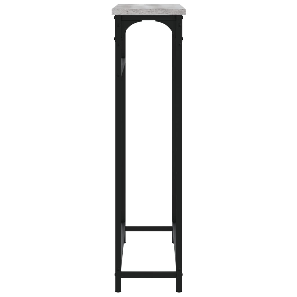 vidaXL Console Table Grey Sonoma 75x19,5x75 cm Engineered Wood