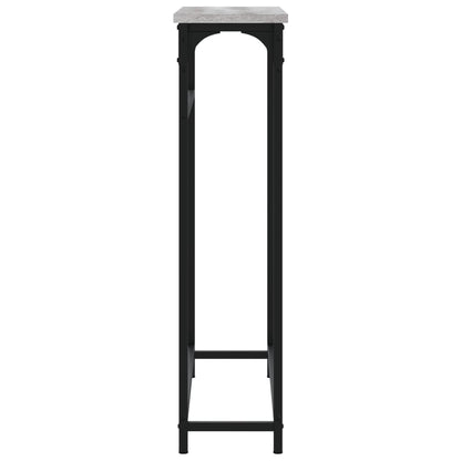 vidaXL Console Table Grey Sonoma 75x19,5x75 cm Engineered Wood