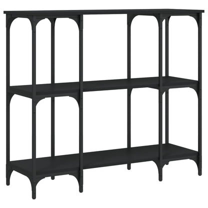 vidaXL Console Table Black 102x35x90 cm Engineered Wood